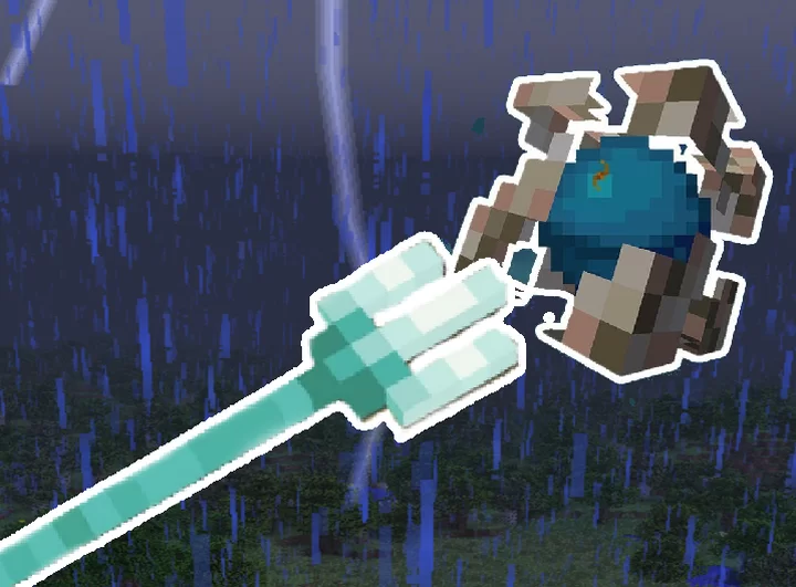 Detail How To Make A Thunder Trident In Minecraft Nomer 23
