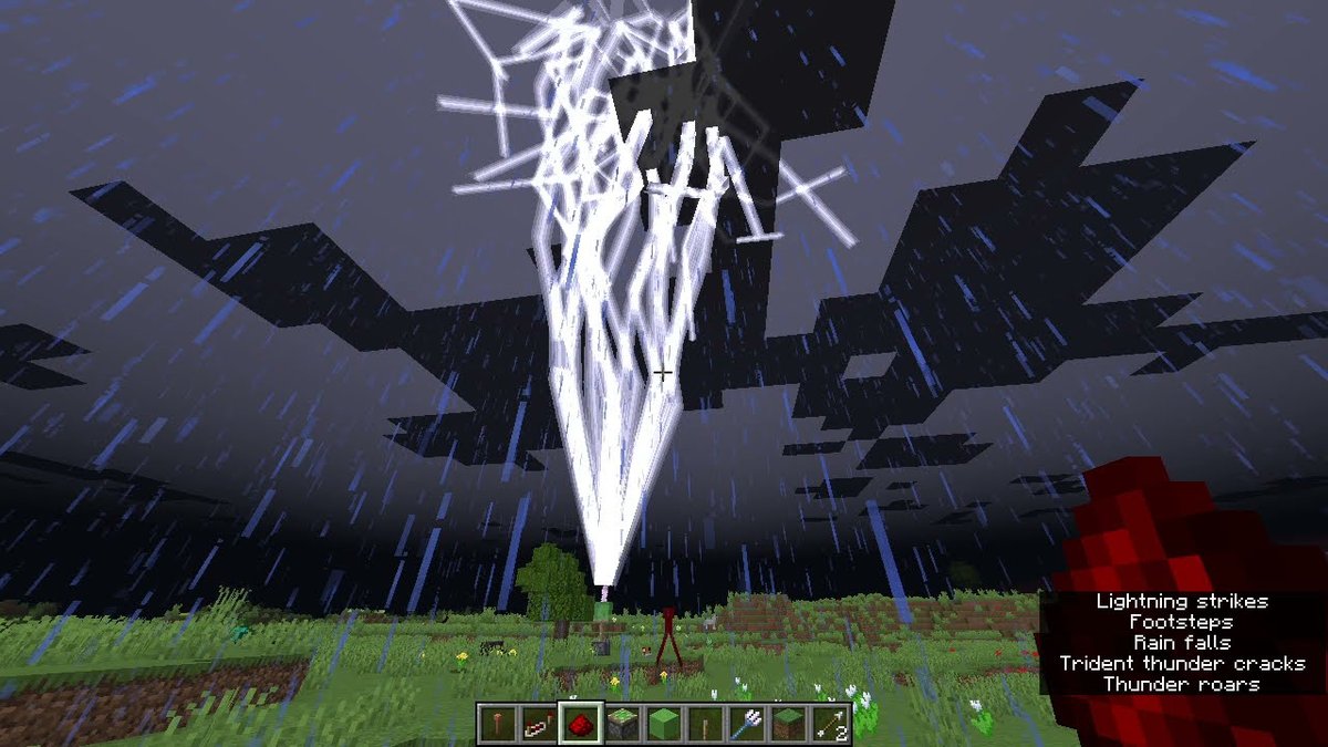 Detail How To Make A Thunder Trident In Minecraft Nomer 29