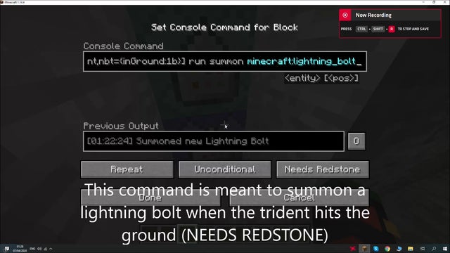 Detail How To Make A Thunder Trident In Minecraft Nomer 32