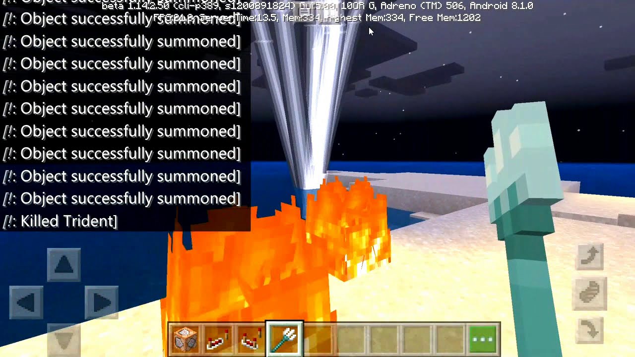 Detail How To Make A Thunder Trident In Minecraft Nomer 5