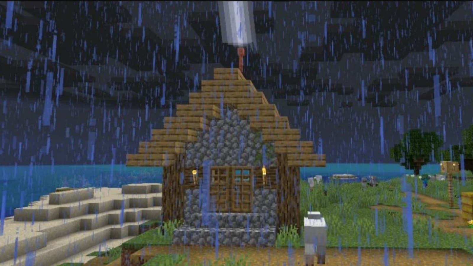 Detail How To Make A Thunder Trident In Minecraft Nomer 44