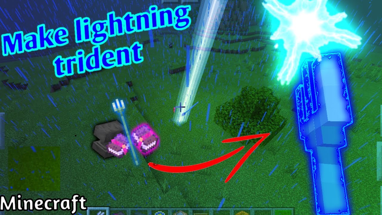 Detail How To Make A Thunder Trident In Minecraft Nomer 7