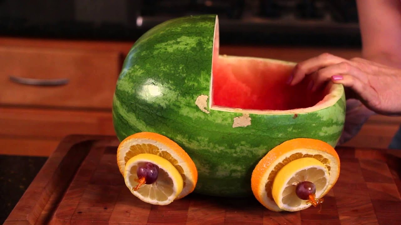Detail How To Make A Watermelon Baby Carriage Nomer 22