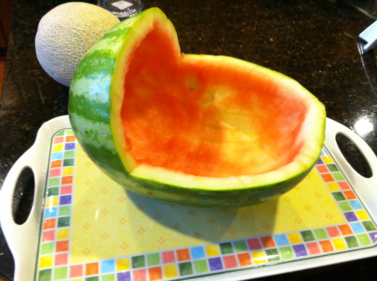 Detail How To Make A Watermelon Baby Carriage With Baby Inside Nomer 19