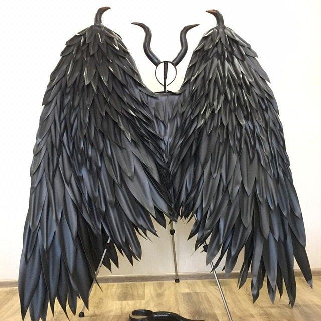 Detail How To Make Black Angel Wings Nomer 24