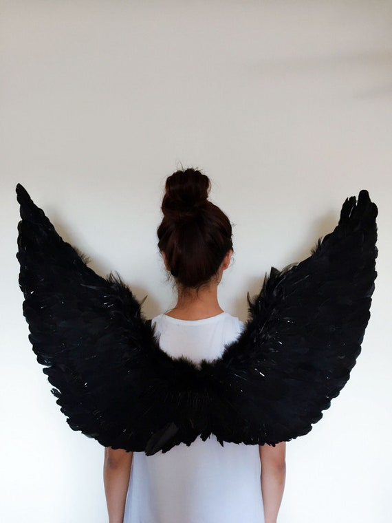 Detail How To Make Black Angel Wings Nomer 25