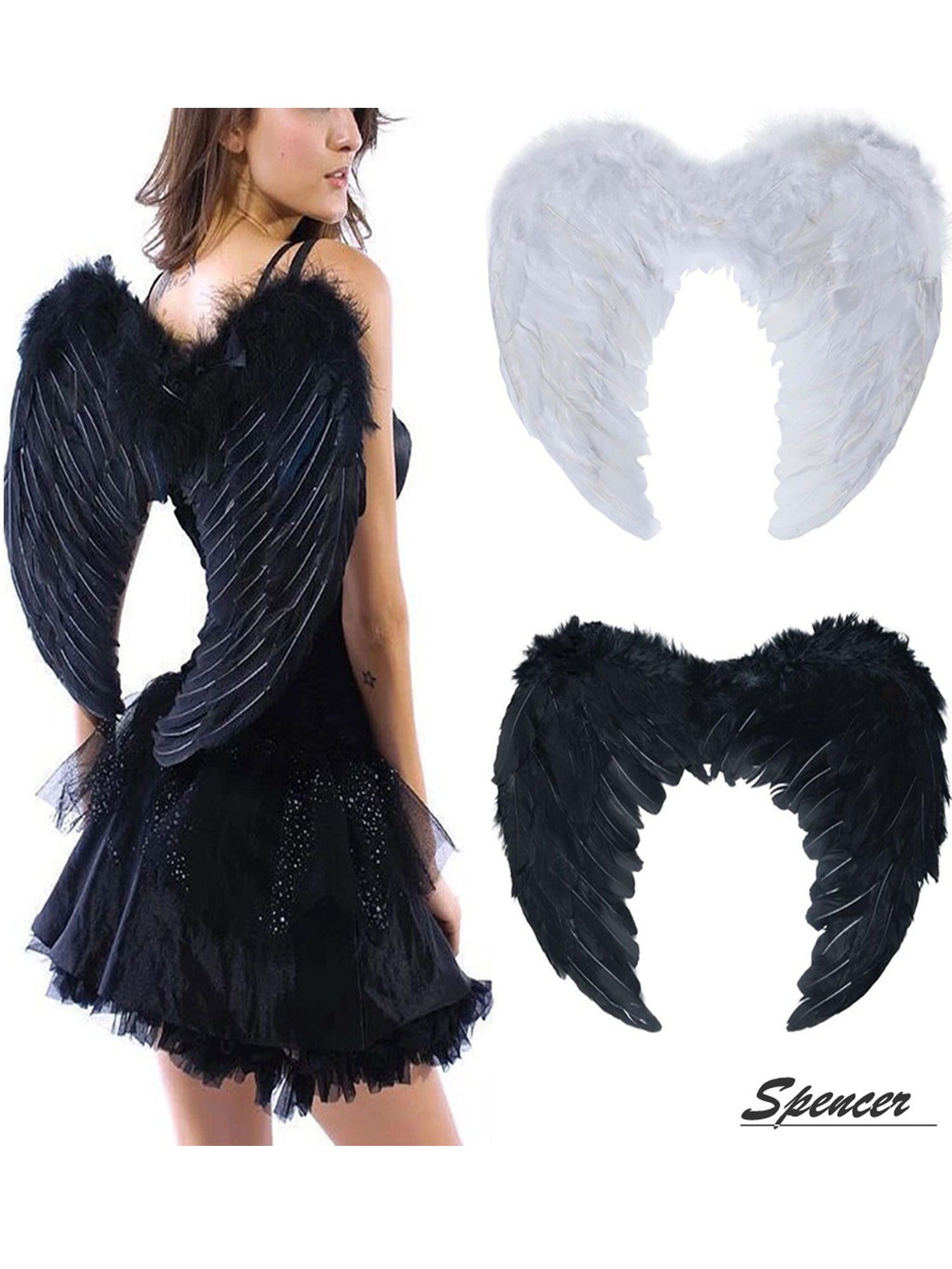 Detail How To Make Black Angel Wings Nomer 33