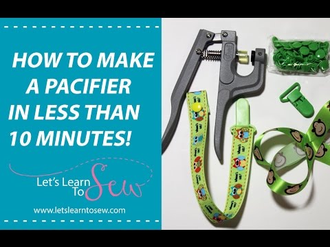 Detail How To Make Pacifier Clips With Ribbon Nomer 8