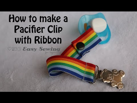 Detail How To Make Pacifier Clips With Ribbon Nomer 2