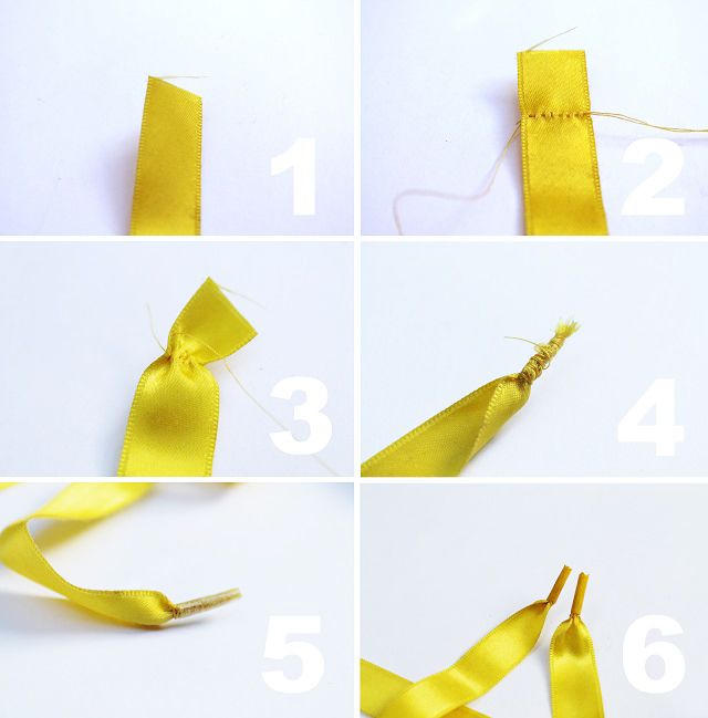 How To Make Ribbon Shoelaces - KibrisPDR