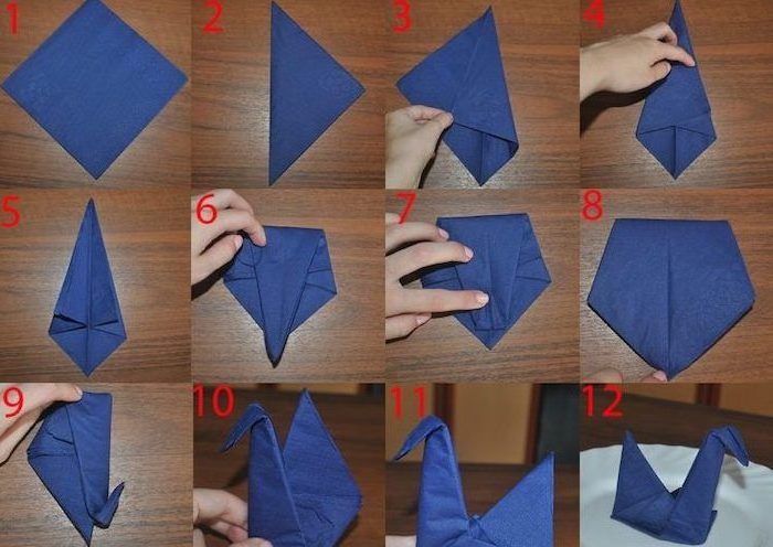 Detail How To Make Swan Out Of Napkin Nomer 13