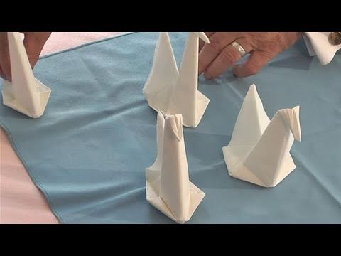 Detail How To Make Swan Out Of Napkin Nomer 3