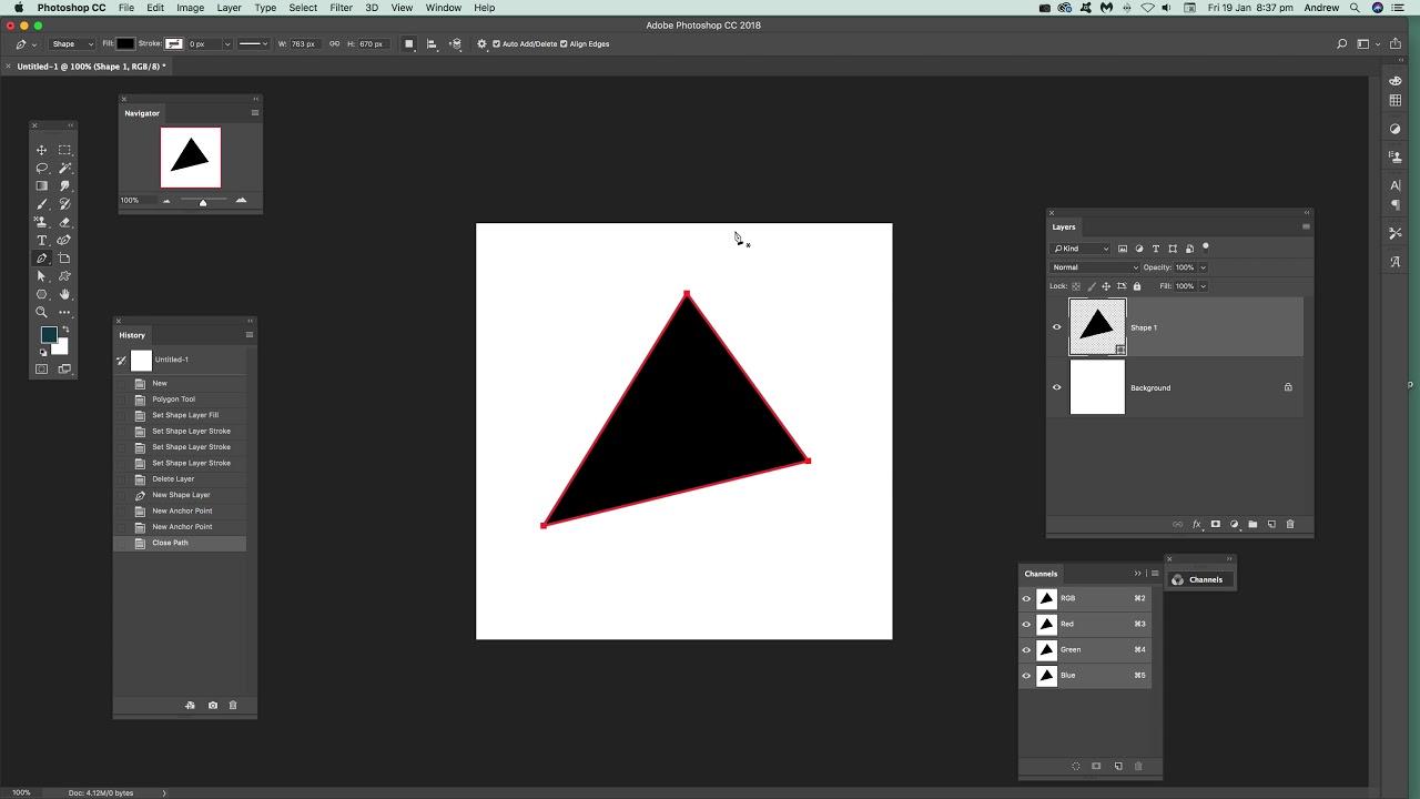 How To Make Triangle In Photoshop - KibrisPDR