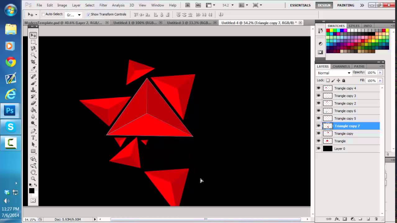 Detail How To Make Triangle In Photoshop Nomer 18