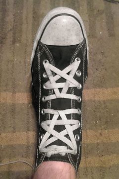 Detail How To Make Your Shoelaces Into A Pentagram Nomer 12