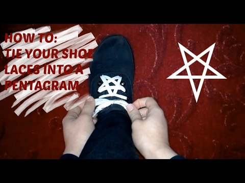 Detail How To Make Your Shoelaces Into A Pentagram Nomer 6