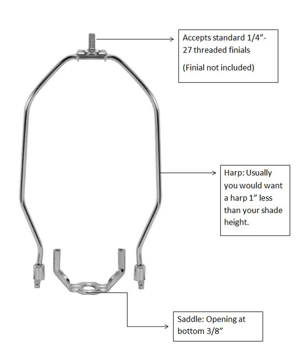 Detail How To Measure Harp For Lamp Nomer 20