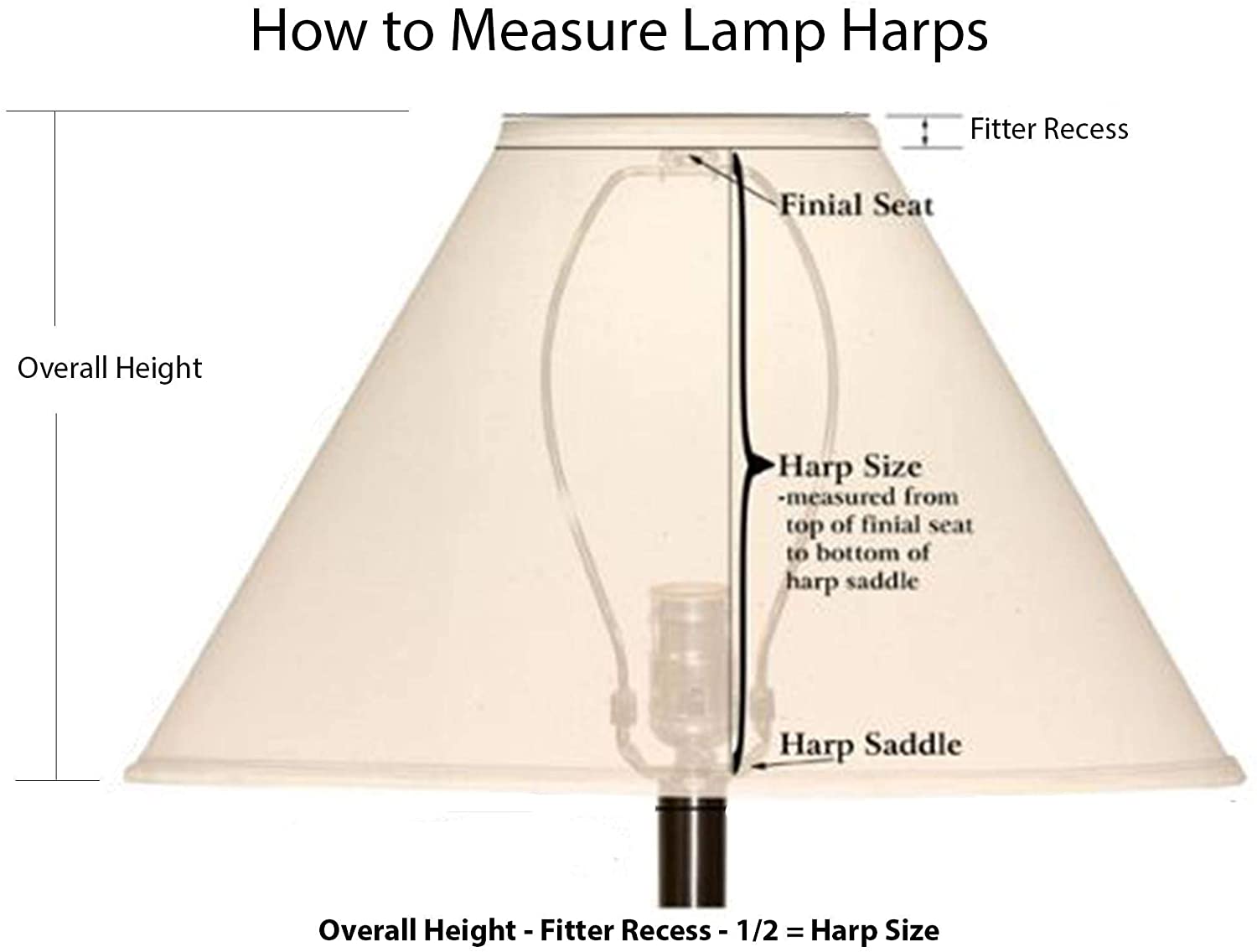 Detail How To Measure Harp For Lamp Nomer 23