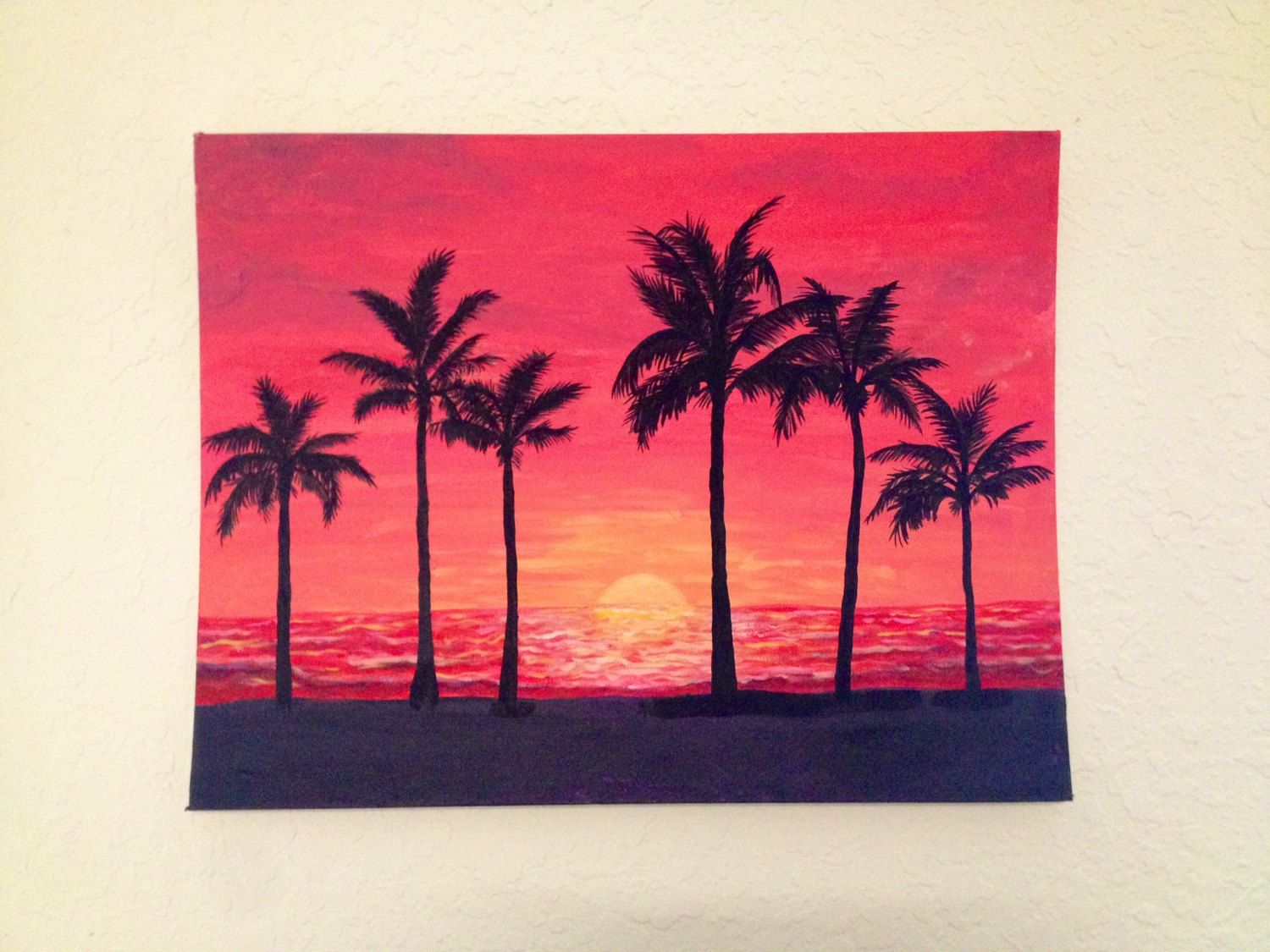Detail How To Paint Palm Tree Silhouette Nomer 12