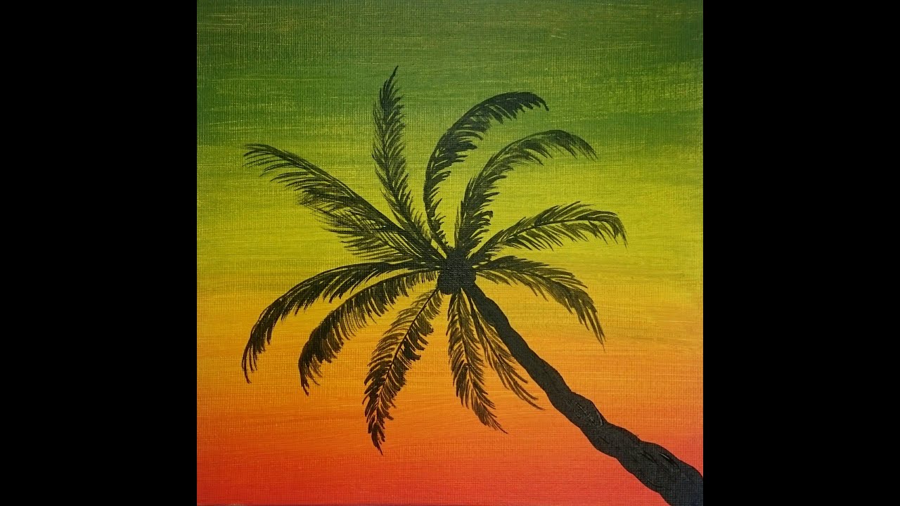 Detail How To Paint Palm Tree Silhouette Nomer 15