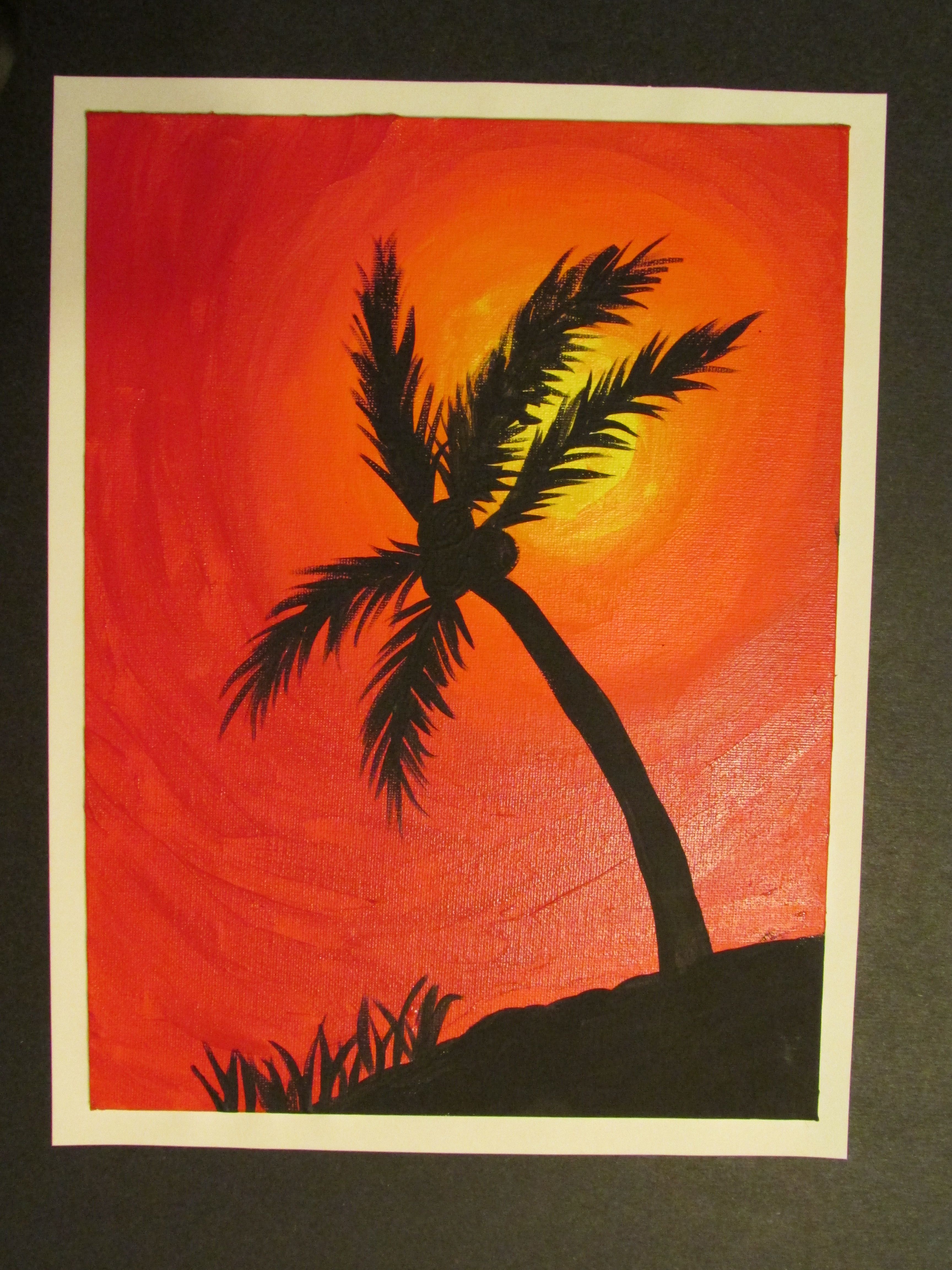 Detail How To Paint Palm Tree Silhouette Nomer 16