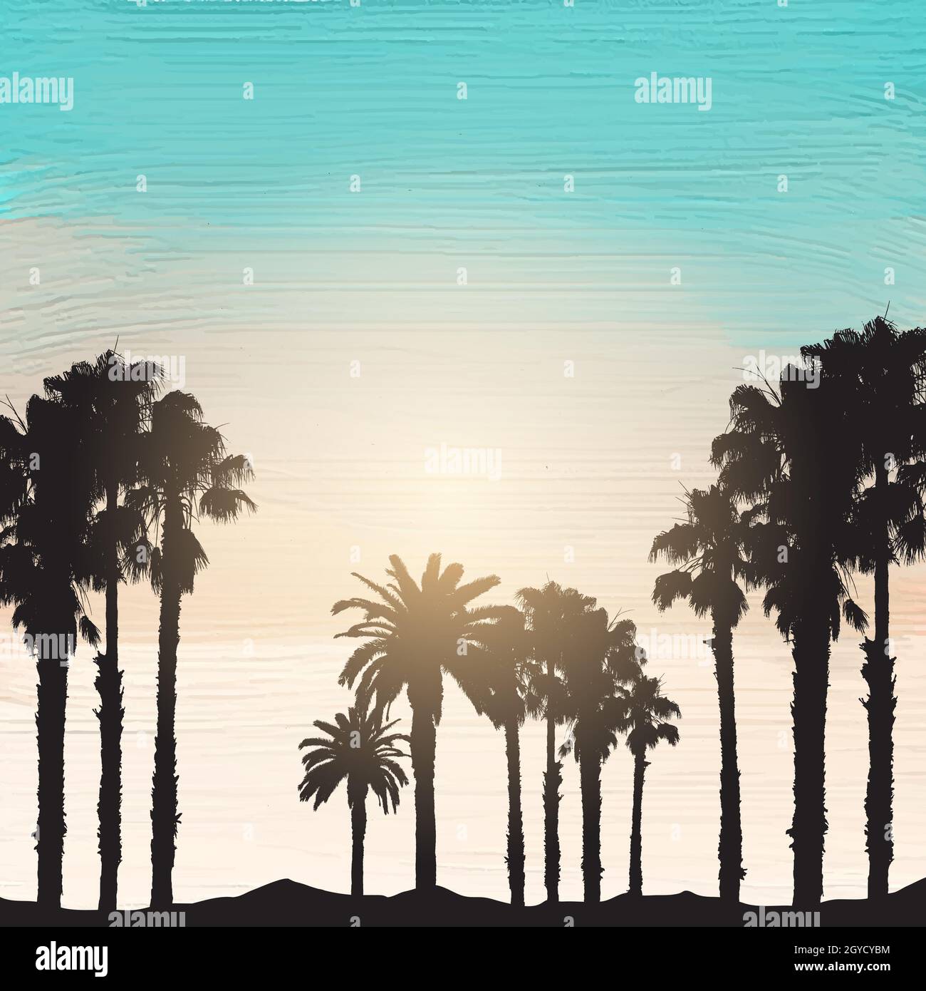 Detail How To Paint Palm Tree Silhouette Nomer 21