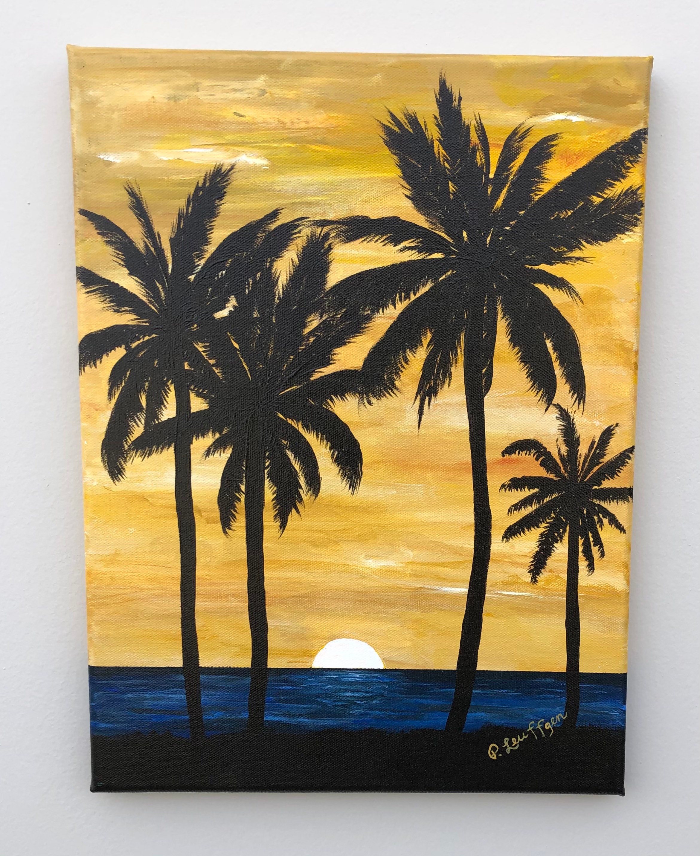 Detail How To Paint Palm Tree Silhouette Nomer 34
