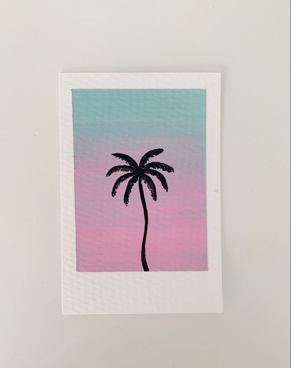 Detail How To Paint Palm Tree Silhouette Nomer 41