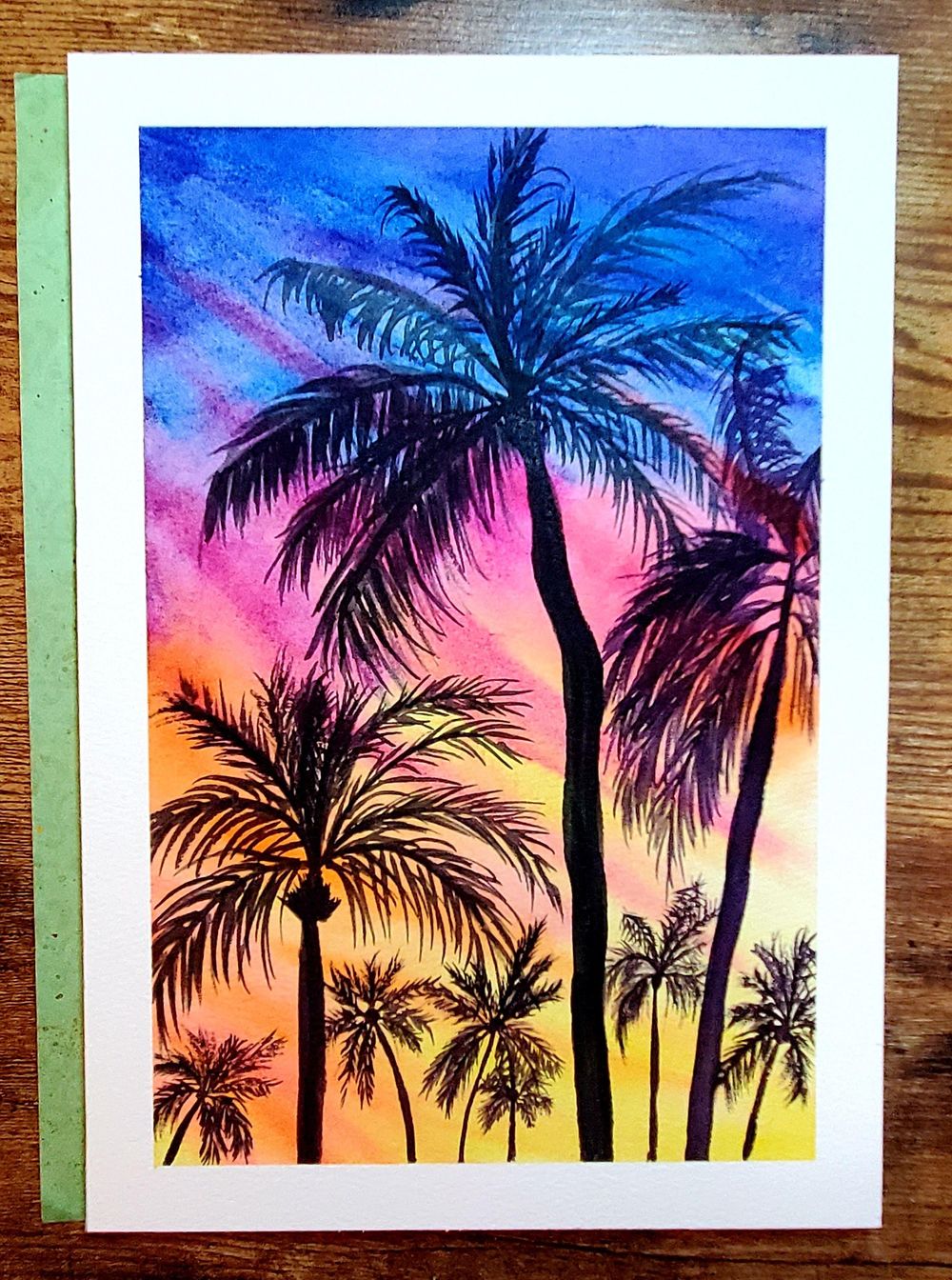 Detail How To Paint Palm Tree Silhouette Nomer 46