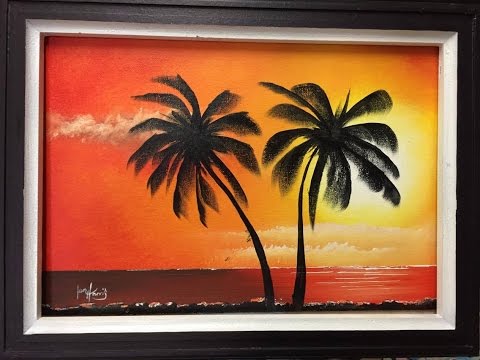 Detail How To Paint Palm Tree Silhouette Nomer 6