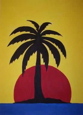 Detail How To Paint Palm Tree Silhouette Nomer 8