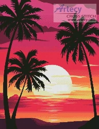 Detail How To Paint Palm Tree Silhouette Nomer 9