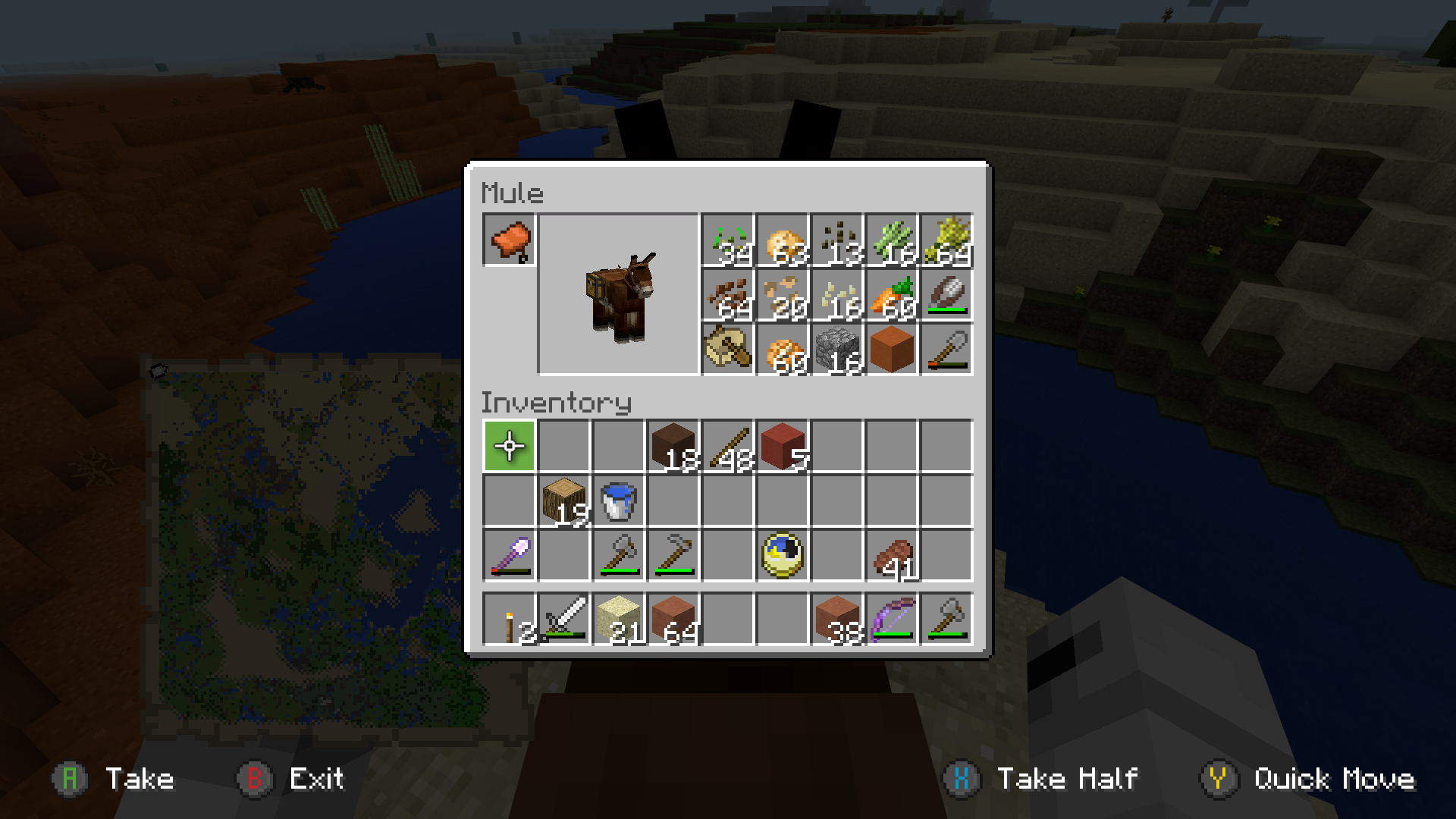 Detail How To Put A Chest On A Donkey In Minecraft Xbox 360 Nomer 4