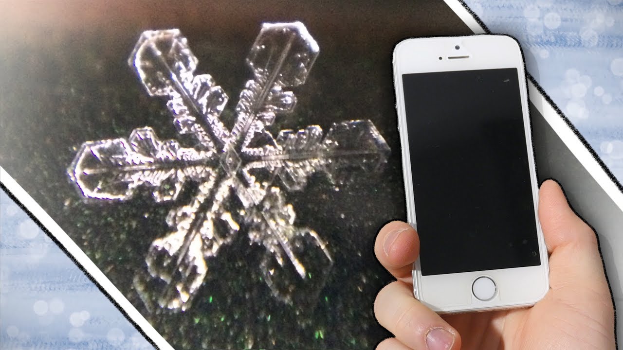 How To Take Pictures Of Snowflakes With Iphone - KibrisPDR