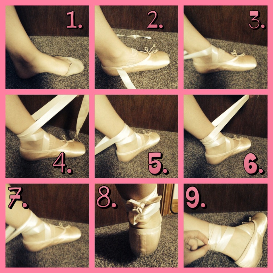 Detail How To Tie Ballet Ribbons Nomer 13