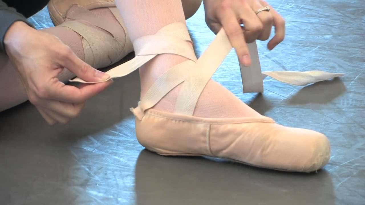 Detail How To Tie Ballet Ribbons Nomer 8