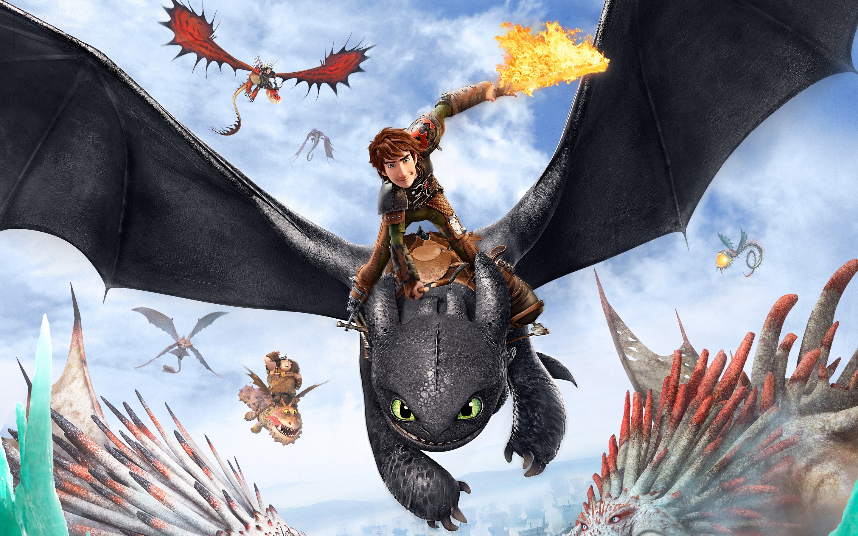 Detail How To Train Your Dragon 2 Night Fury Wallpaper Nomer 24