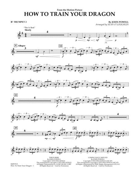 Detail How To Train Your Dragon Trumpet Sheet Music Nomer 2