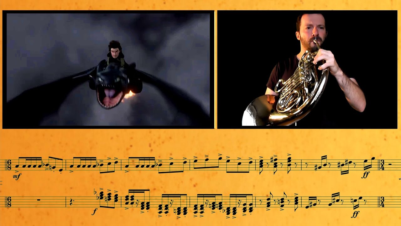 Detail How To Train Your Dragon Trumpet Sheet Music Nomer 26