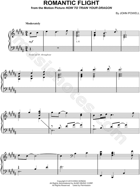 Detail How To Train Your Dragon Trumpet Sheet Music Nomer 32