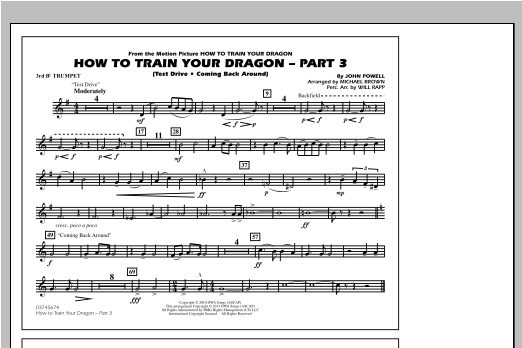 Detail How To Train Your Dragon Trumpet Sheet Music Nomer 38