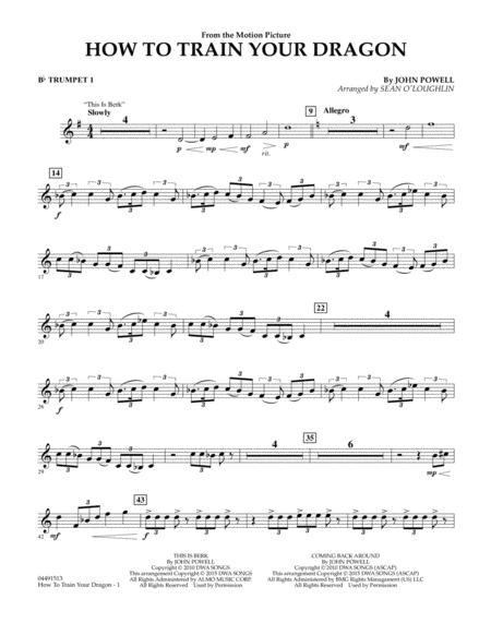 Detail How To Train Your Dragon Trumpet Sheet Music Nomer 6