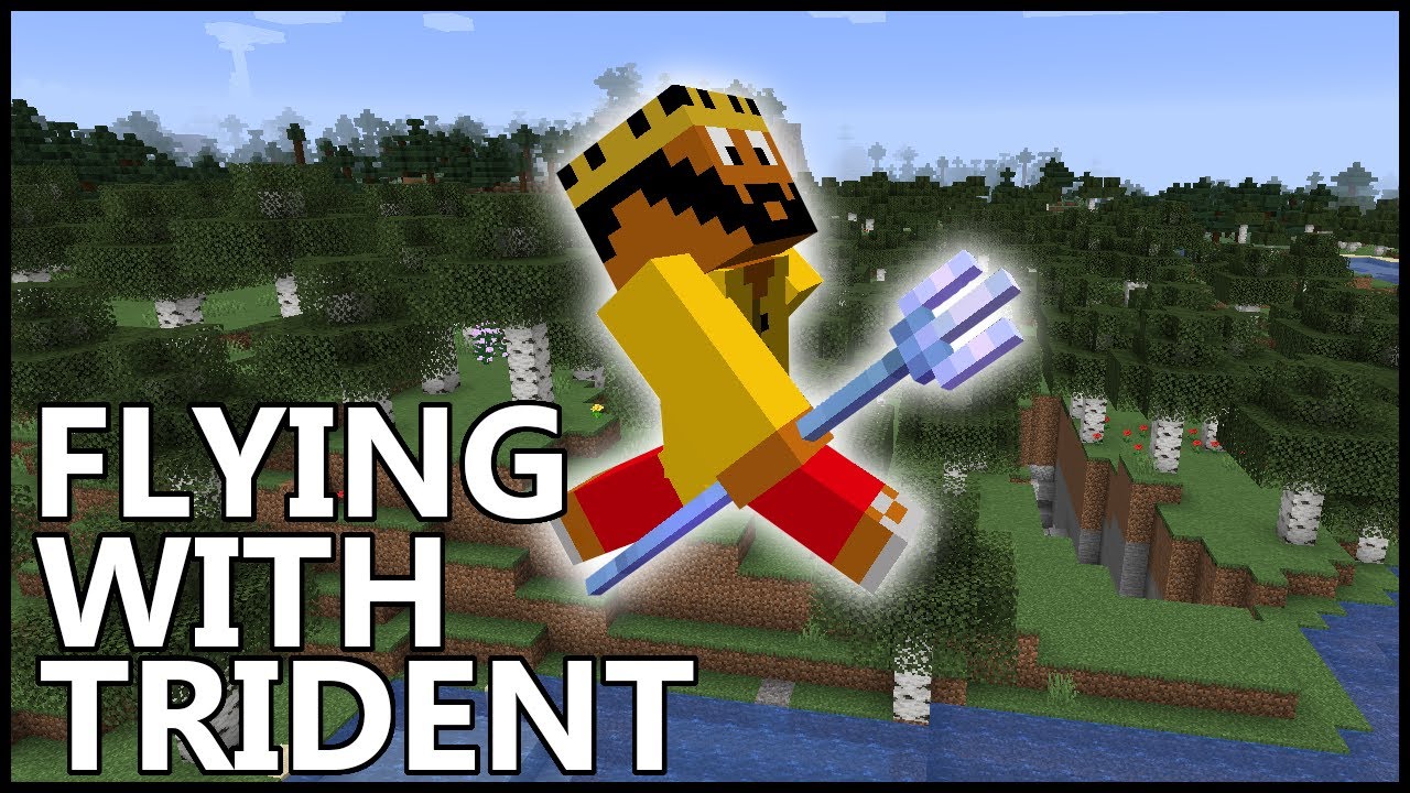 Detail How To Use A Trident In Minecraft To Fly Nomer 2