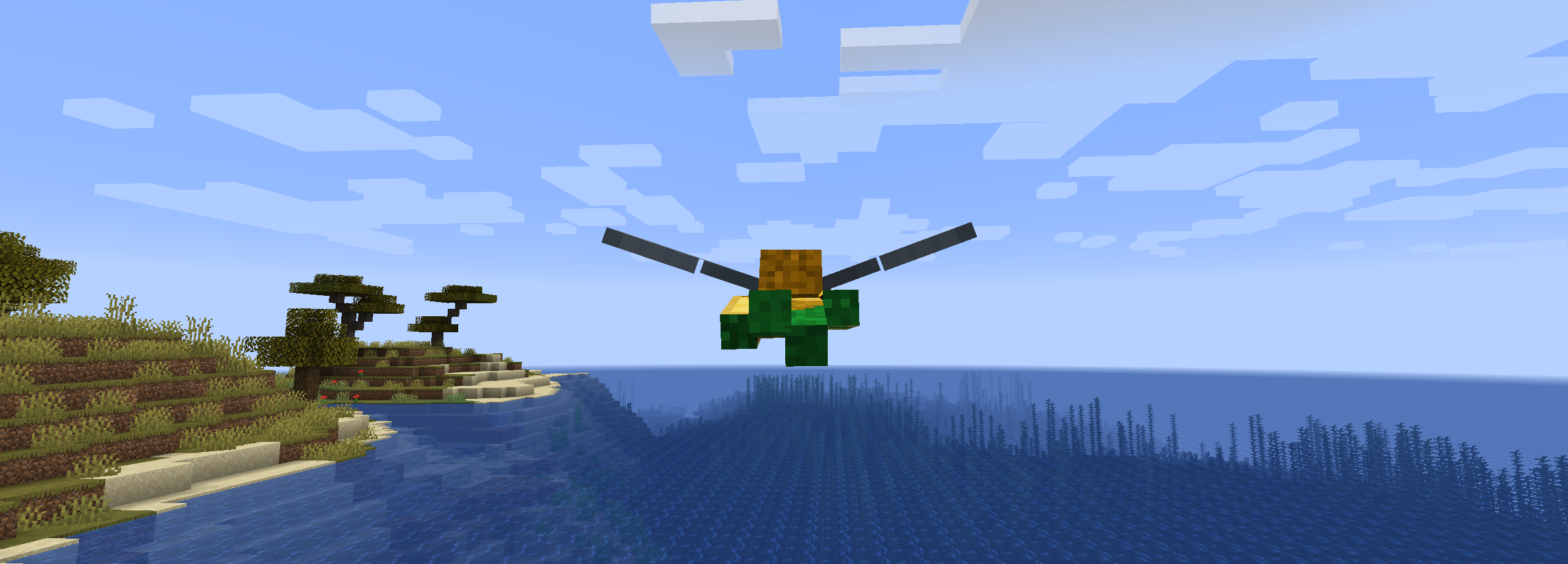 Detail How To Use A Trident In Minecraft To Fly Nomer 58