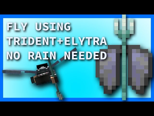 Detail How To Use A Trident In Minecraft To Fly Nomer 7
