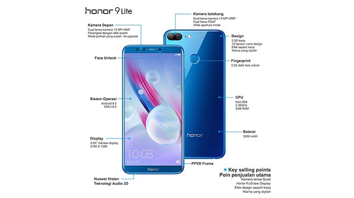 Detail Hp Huawei Honor 9 Lite Gambar Dan Spesifikasinya Nomer 20