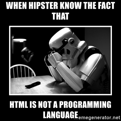 Detail Html Is A Programming Language Meme Nomer 24