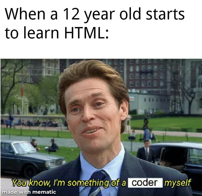 Detail Html Is A Programming Language Meme Nomer 33