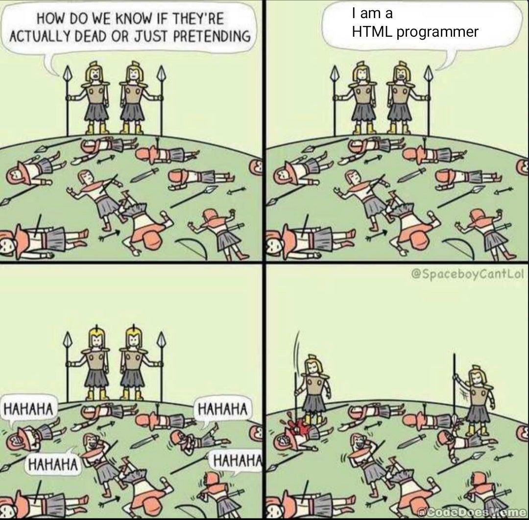 Detail Html Is A Programming Language Meme Nomer 6