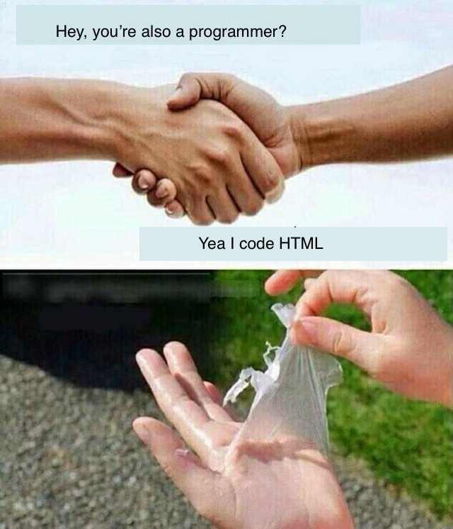 Detail Html Is A Programming Language Meme Nomer 7